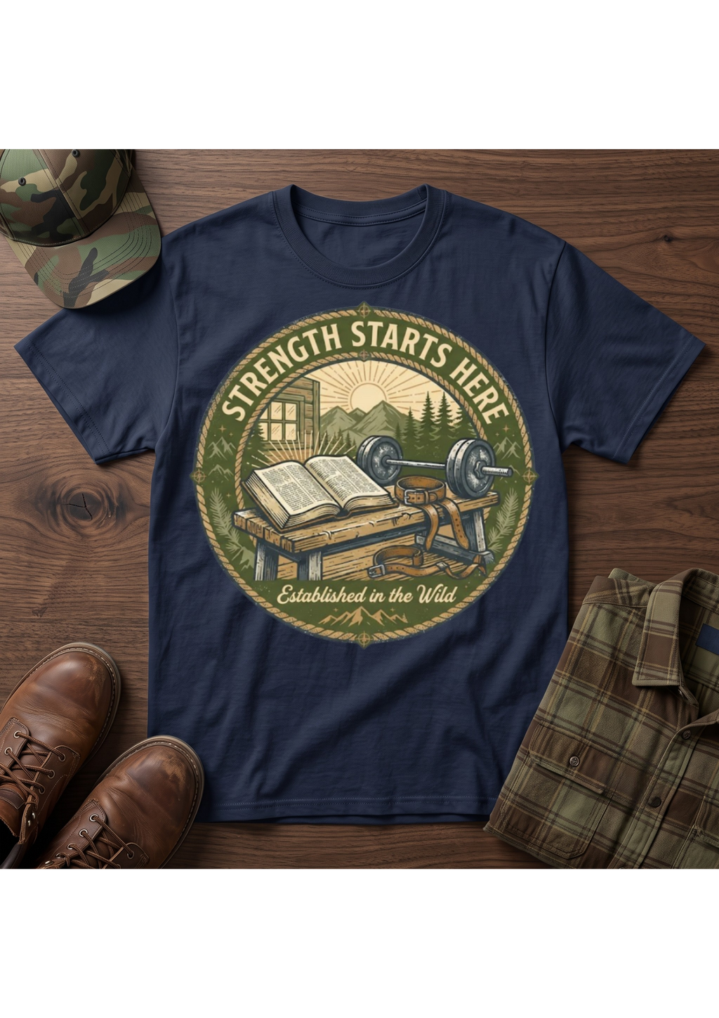 Strength Starts Here T-Shirt