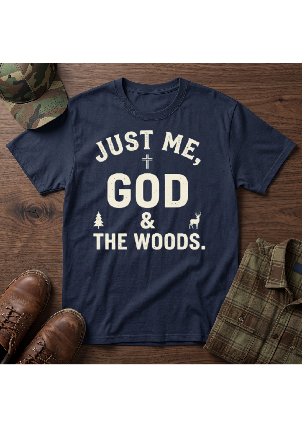 Me, God, Woods T-Shirt