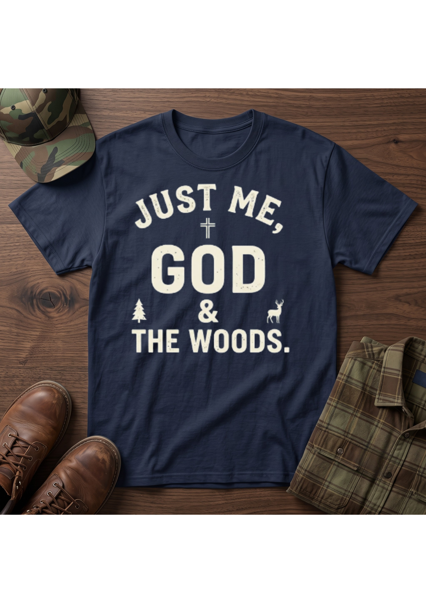 Me, God, Woods T-Shirt