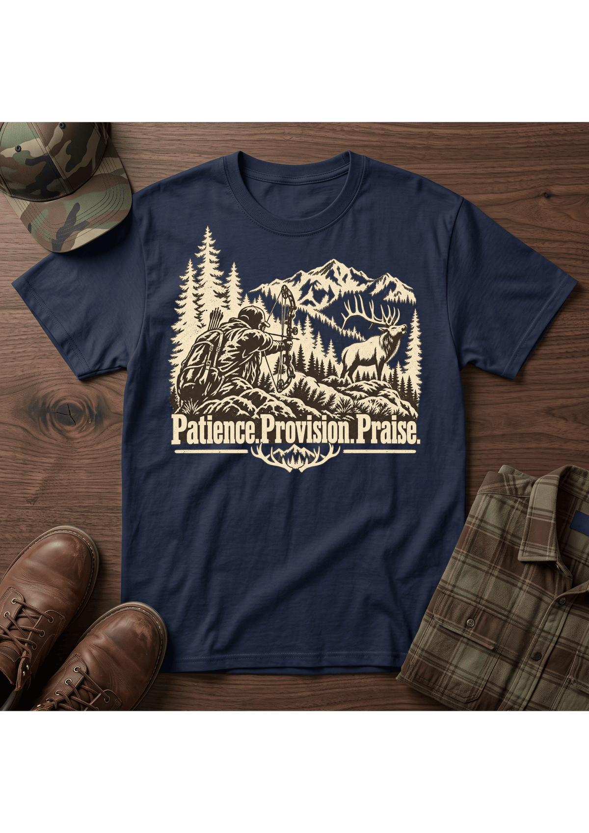 Elk Hunting P3 T-SHIRT