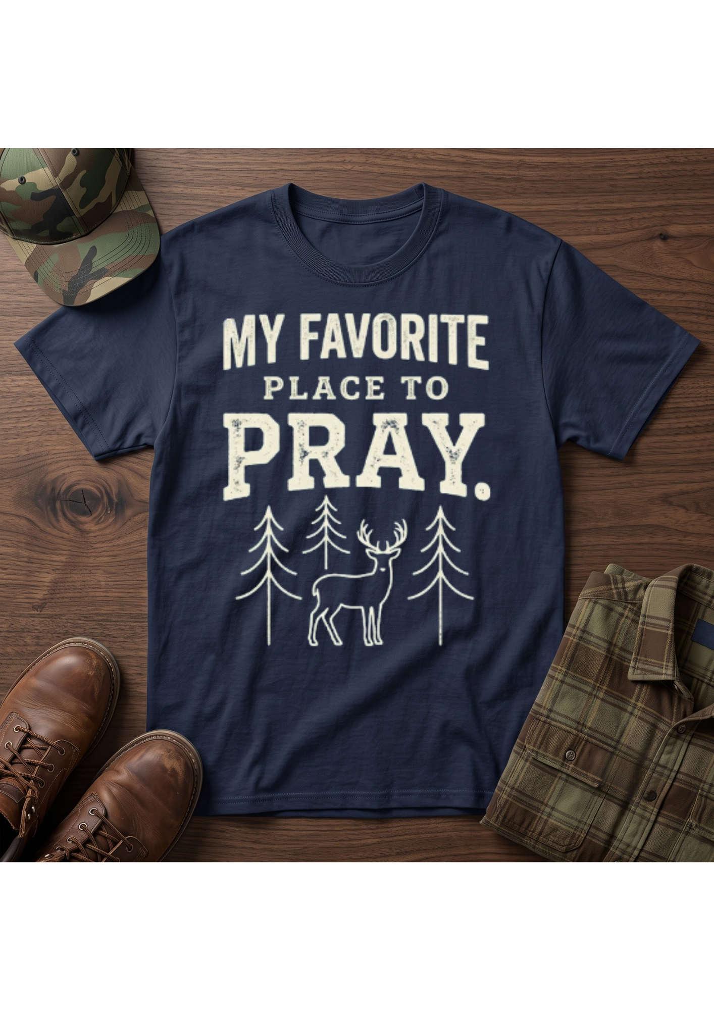 Favorite Place to Pray T-Shirt
