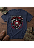 Discipline is Worship Shield T-Shirt