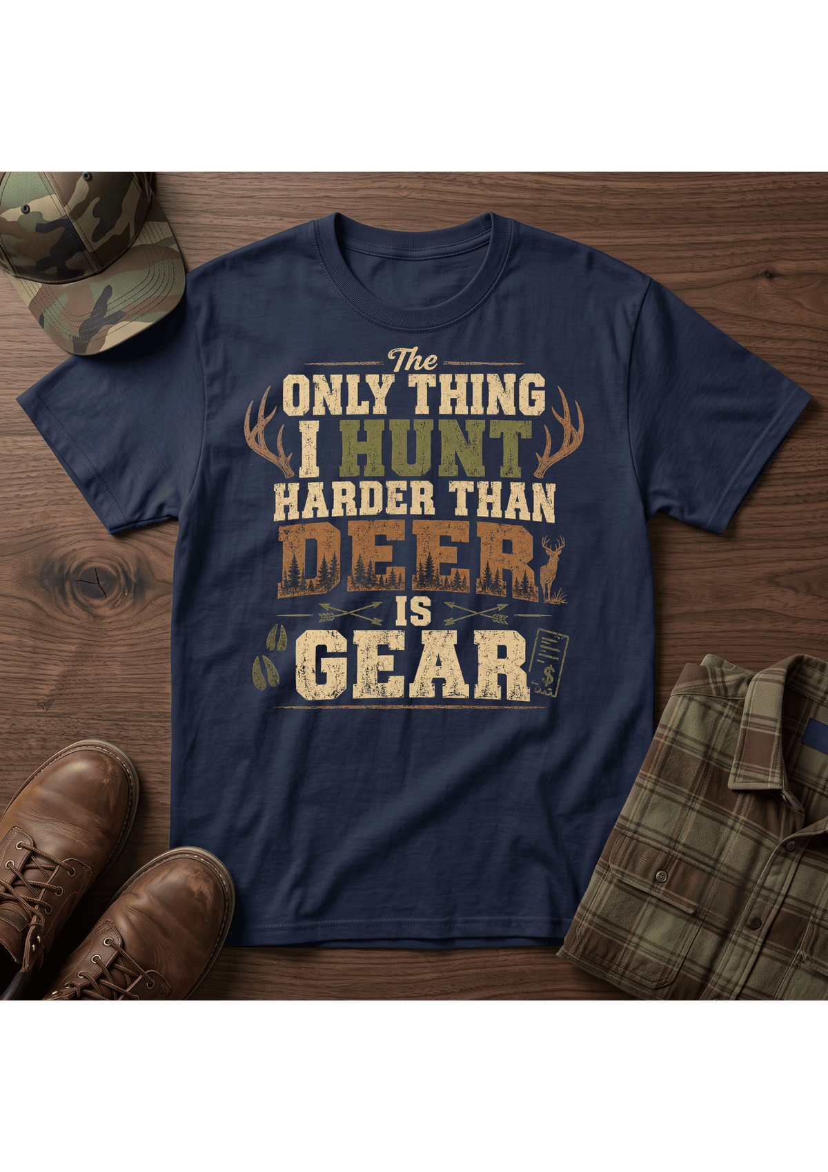 Deer and Gear  T-Shirt