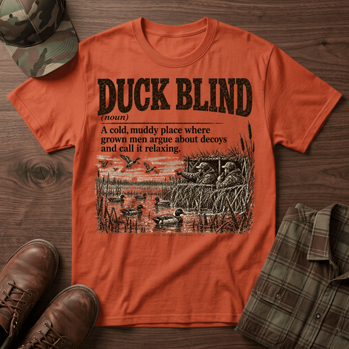 Duck Blind Definition T-Shirt