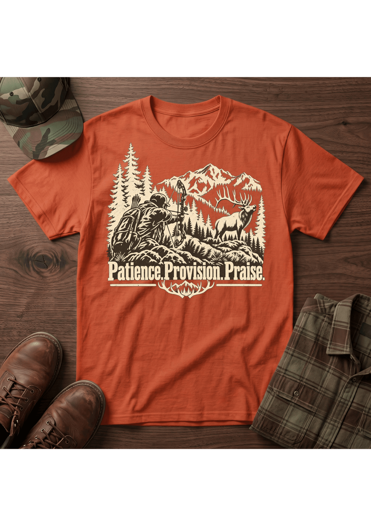 Elk Hunting P3 T-SHIRT
