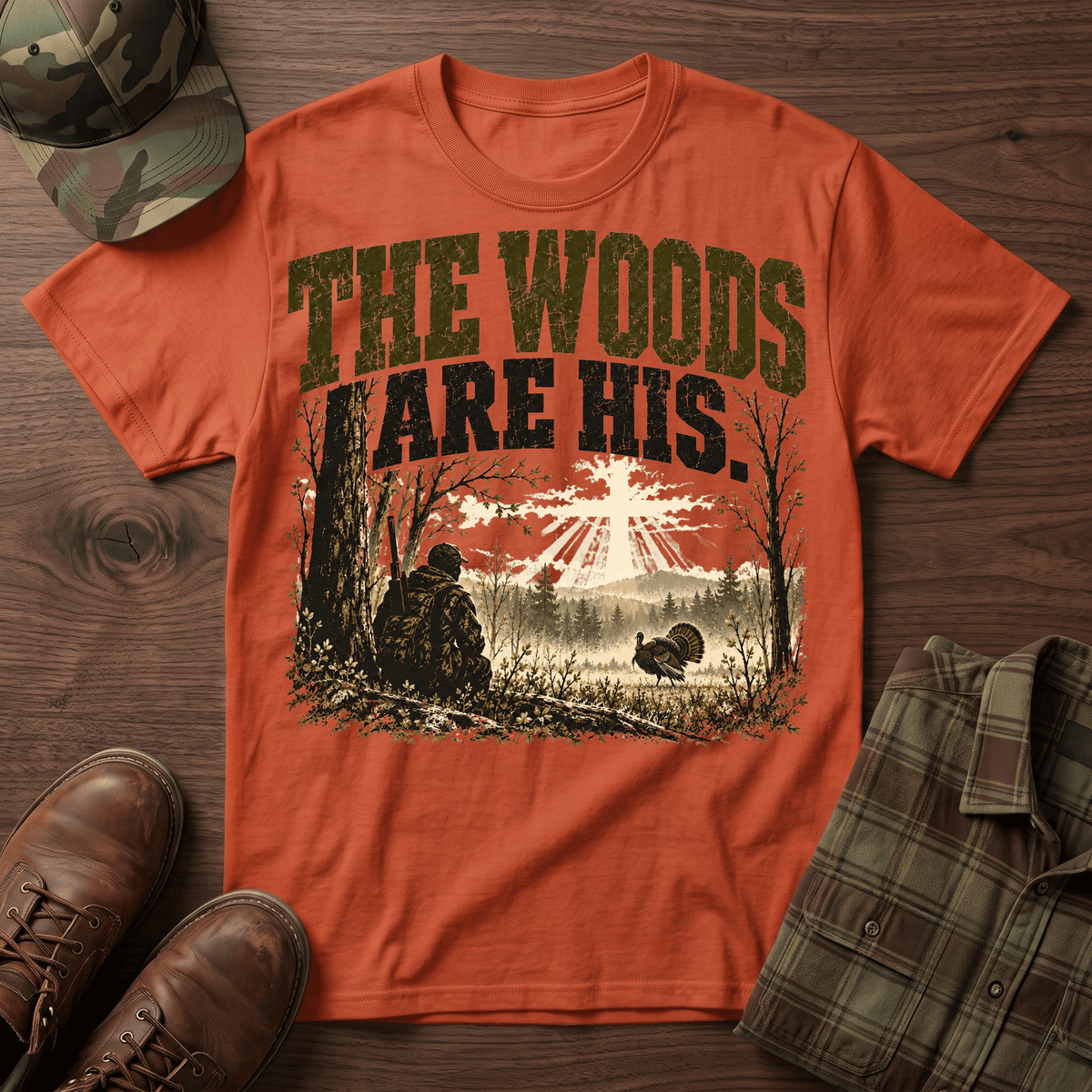 Woods Are His T-Shirt