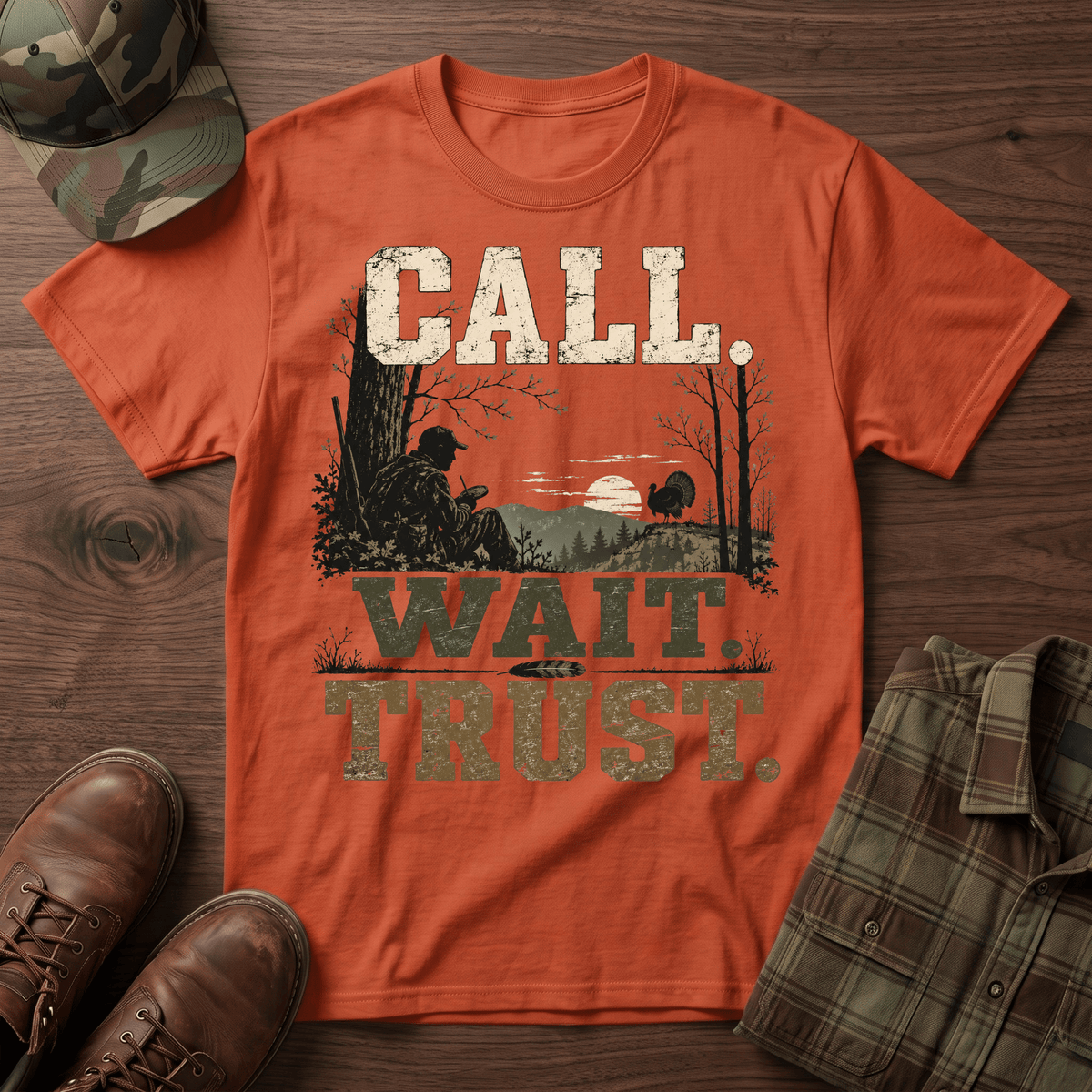 Call Wait Trust T-Shirt