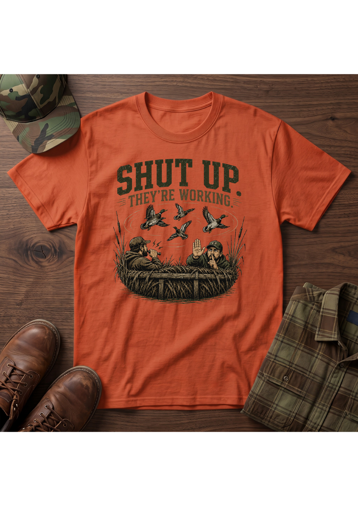 They're Working T-SHIRT
