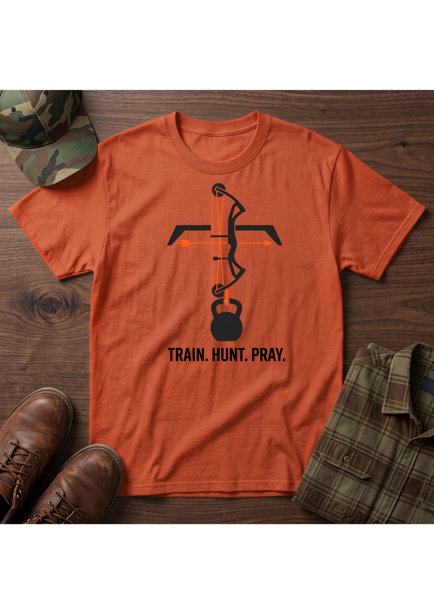 Train Hunt Pray T-Shirt