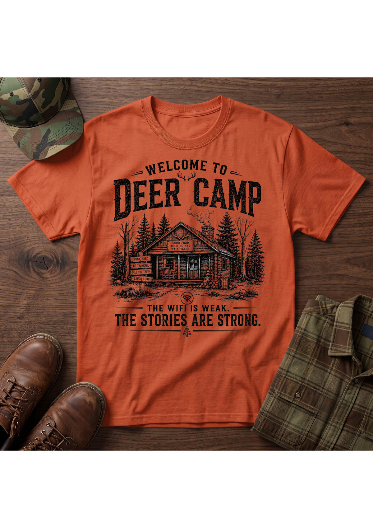 Deer Camp Welcome T-SHIRT