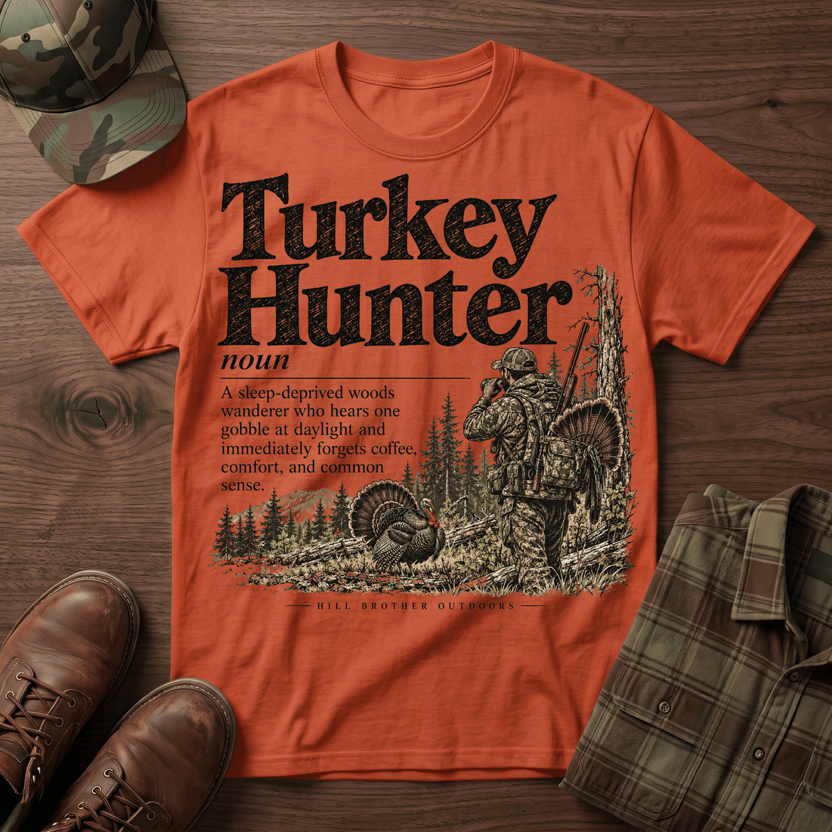 Turkey Hunter Definition T-Shirt