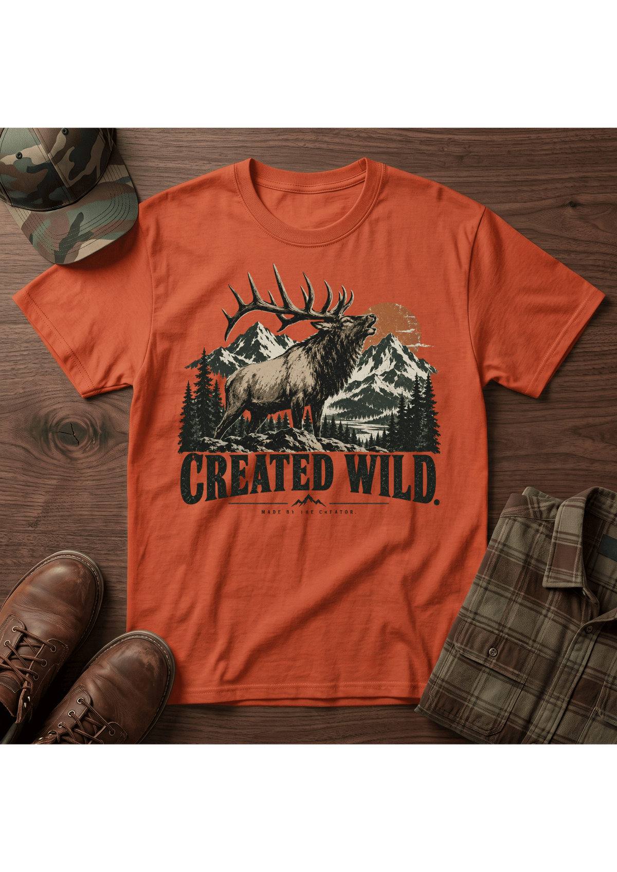 Created Wild Elk T-SHIRT
