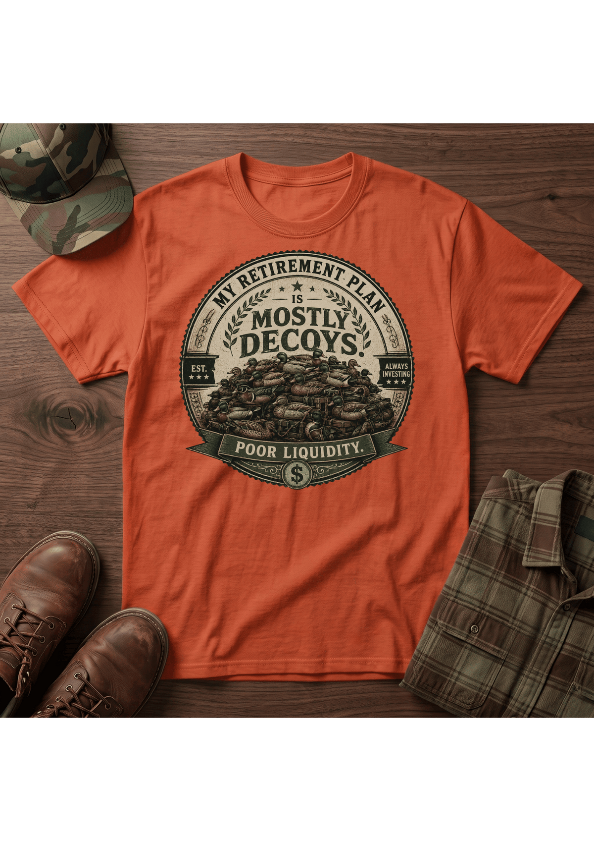 Decoy Retire T-SHIRT