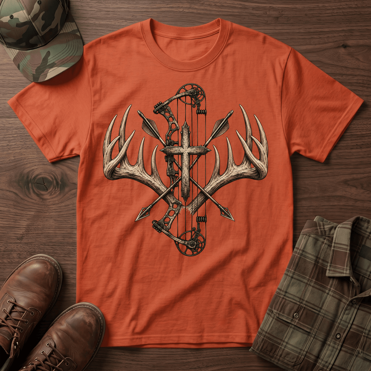 Bow Antler Cross T-Shirt