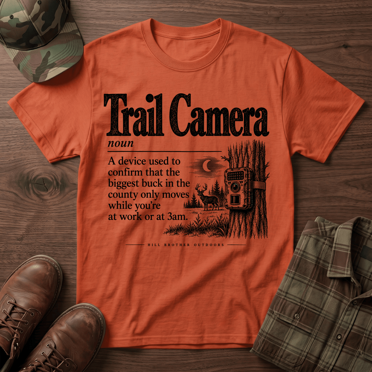 Trail Camera Definition T-Shirt