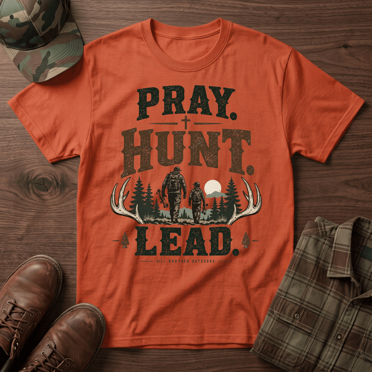 Pray Hunt Lead T-Shirt