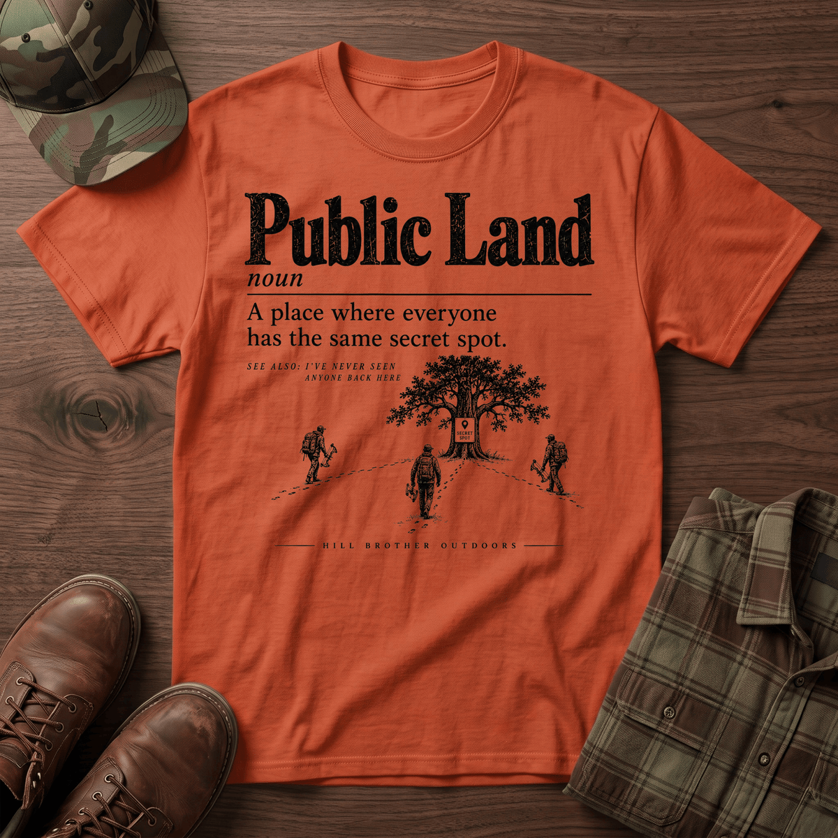 Public Land Definition T-Shirt