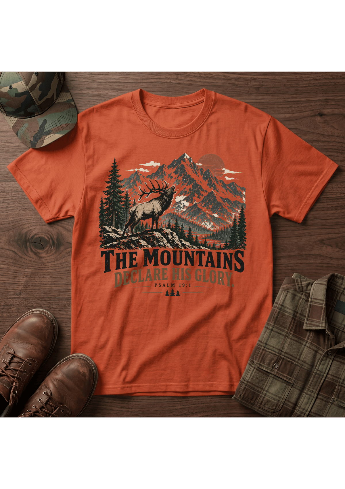 Psalm 19:1 Elk T-SHIRT