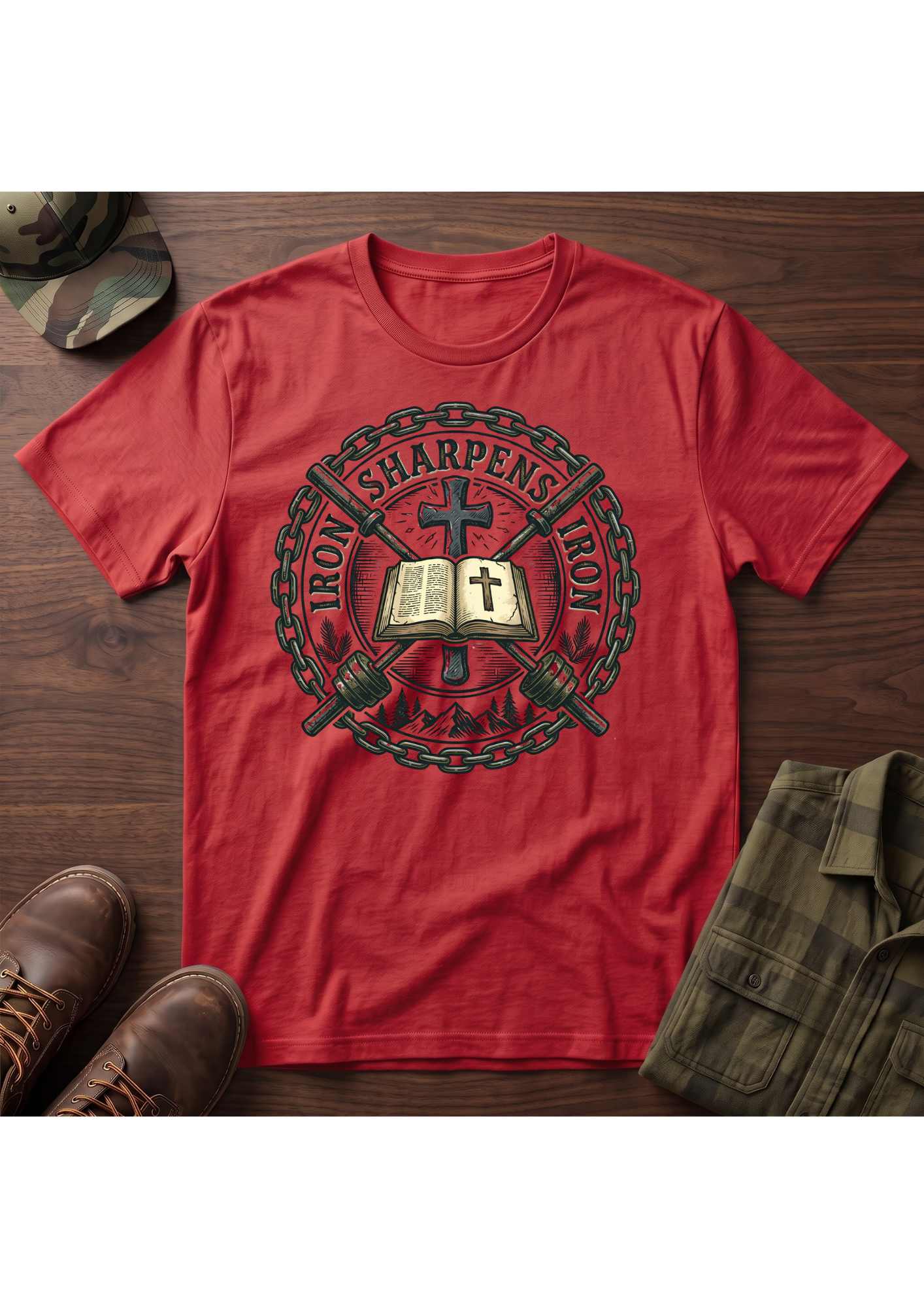 ISI Crossed Barbells T-Shirt