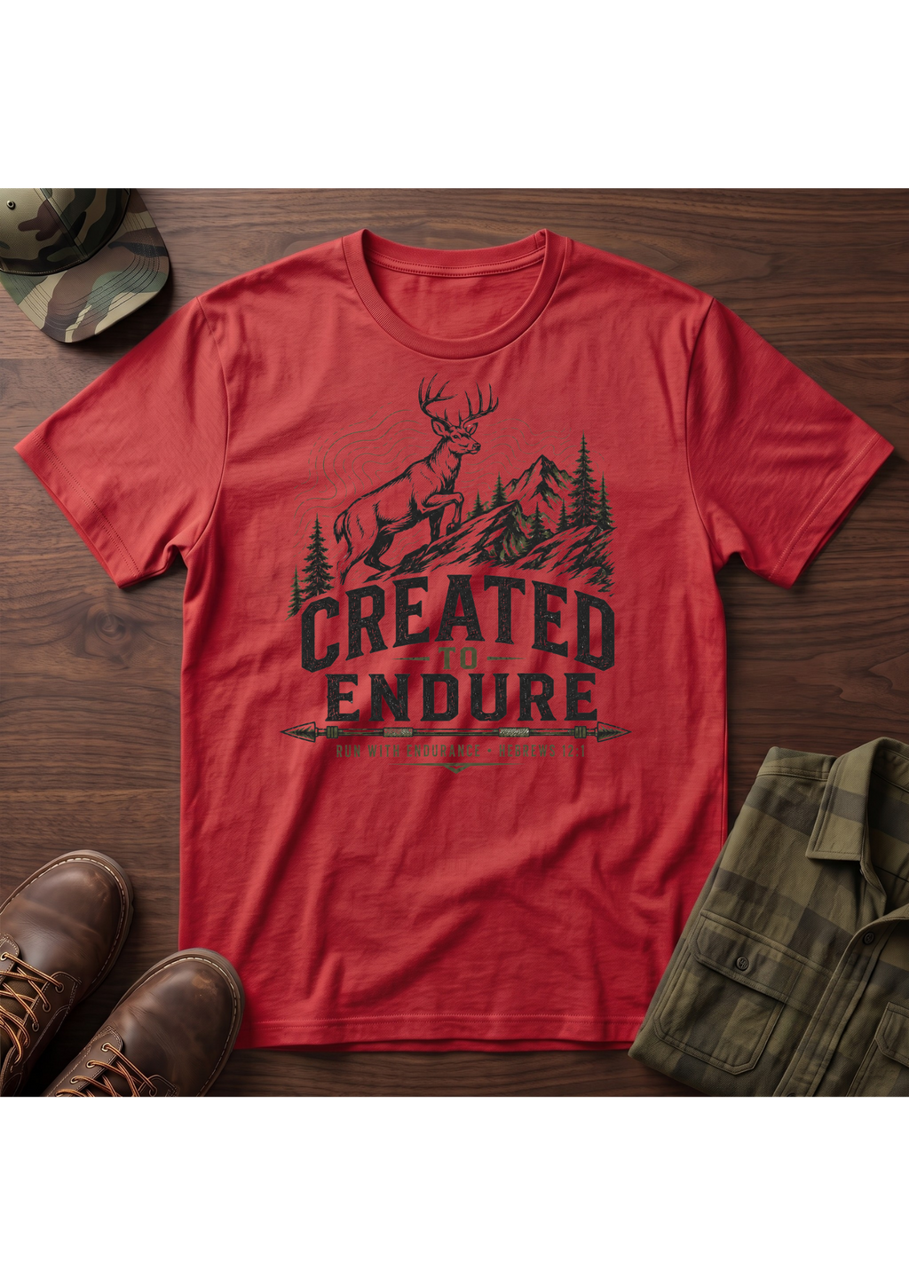 CREATED TO ENDURE 2 T-SHIRT