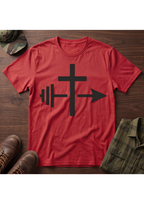 Cross, Barbell Arrow T-Shirt