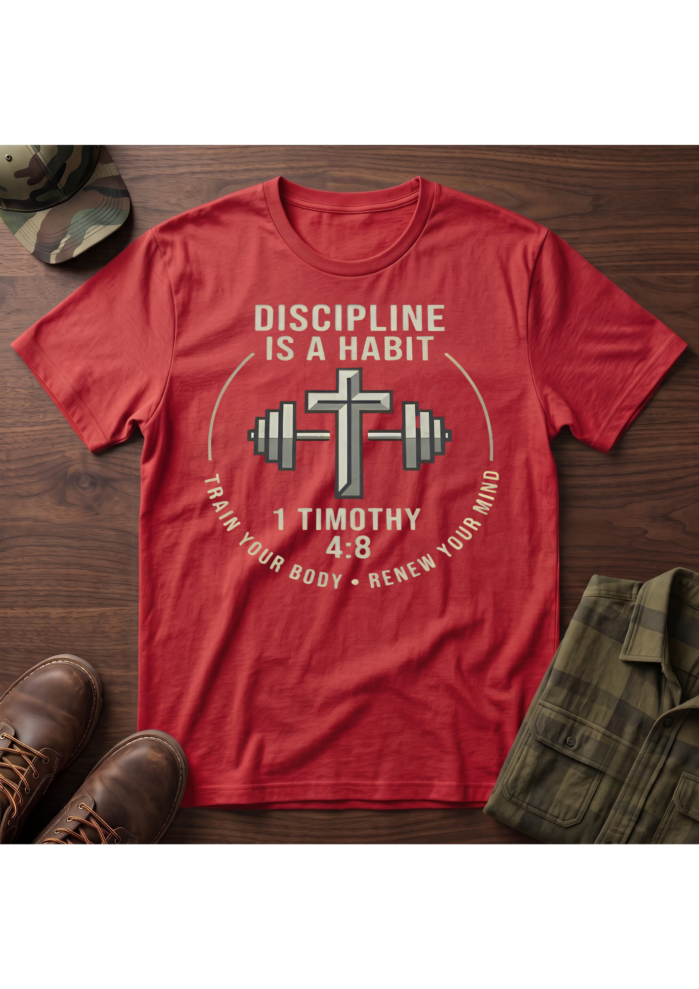 Faith Fitness Discipline T-Shirt