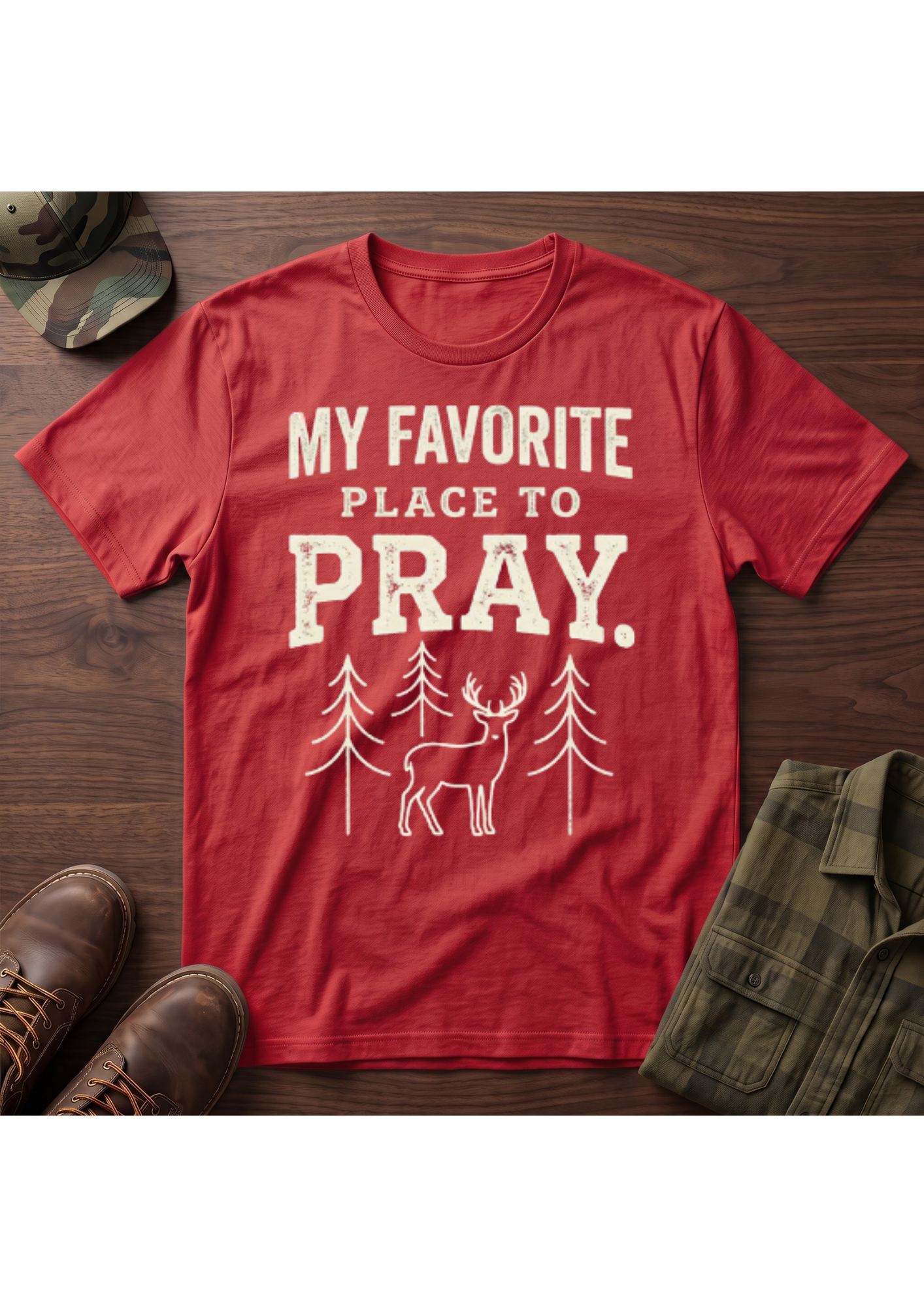 Favorite Place to Pray T-Shirt