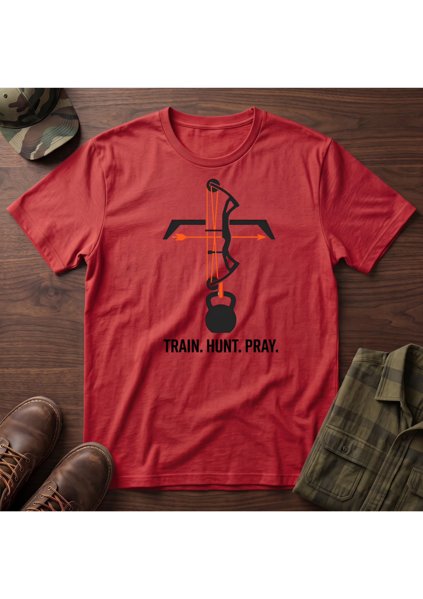 Train Hunt Pray T-Shirt