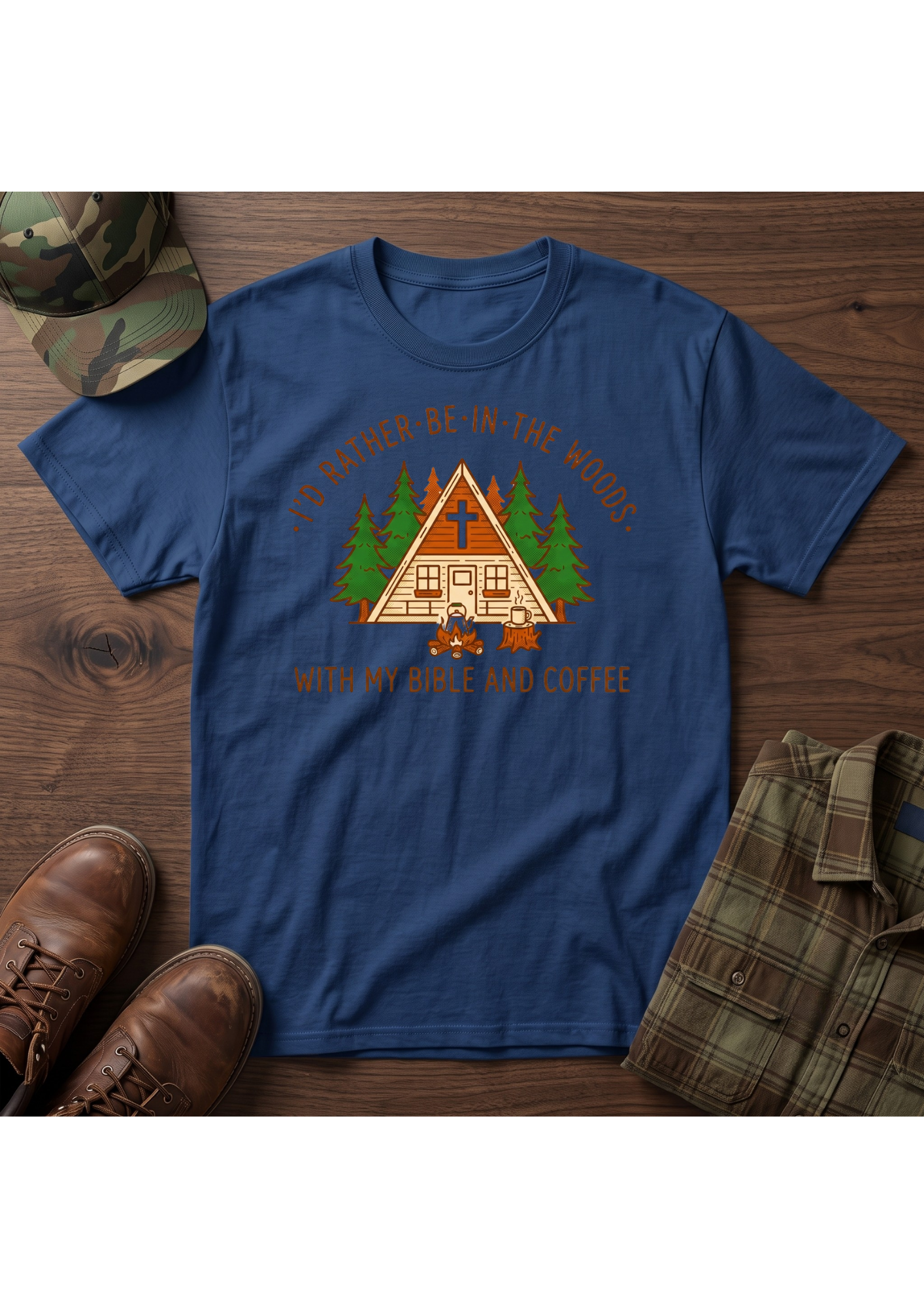 Woods, Coffee, Bible T-SHIRT