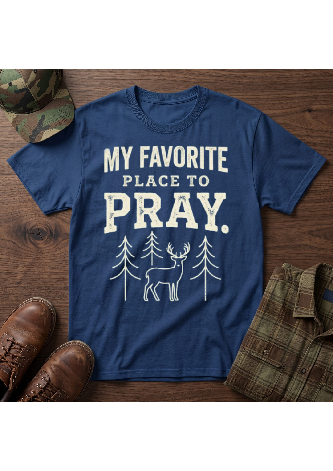 Favorite Place to Pray T-Shirt