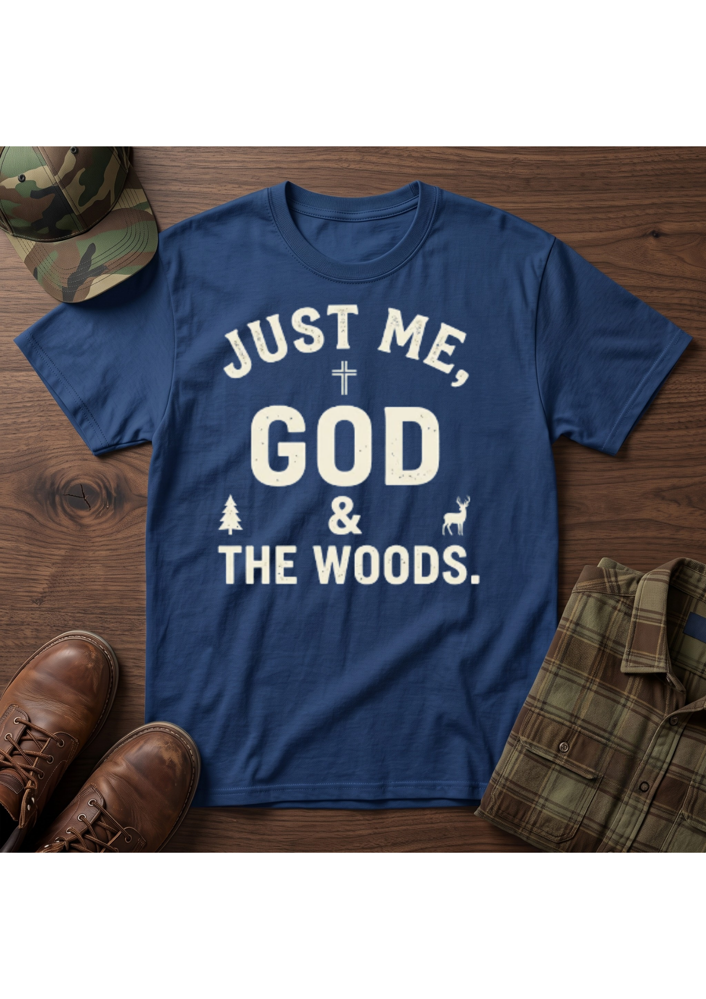 Me, God, Woods T-Shirt