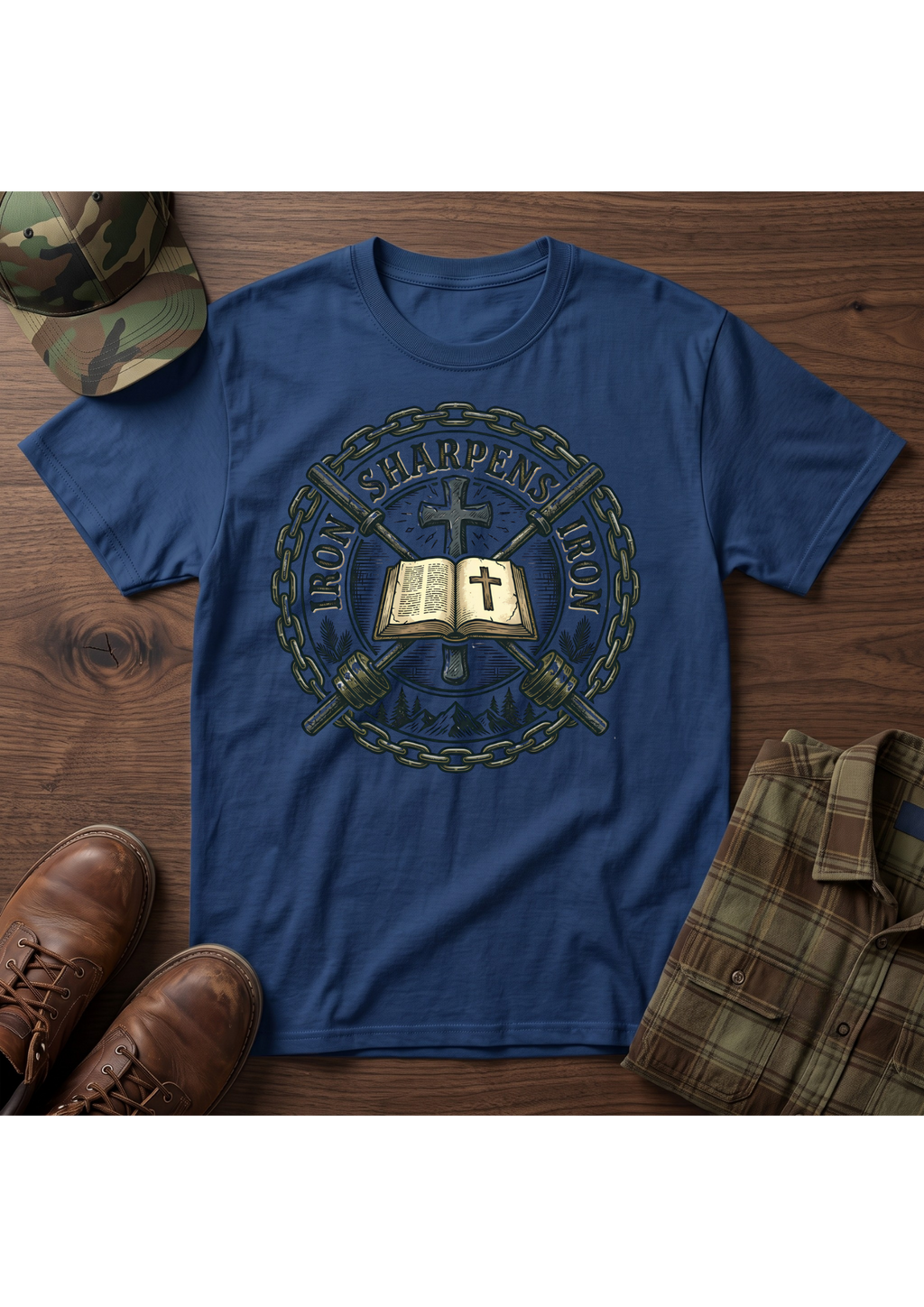 ISI Crossed Barbells T-Shirt