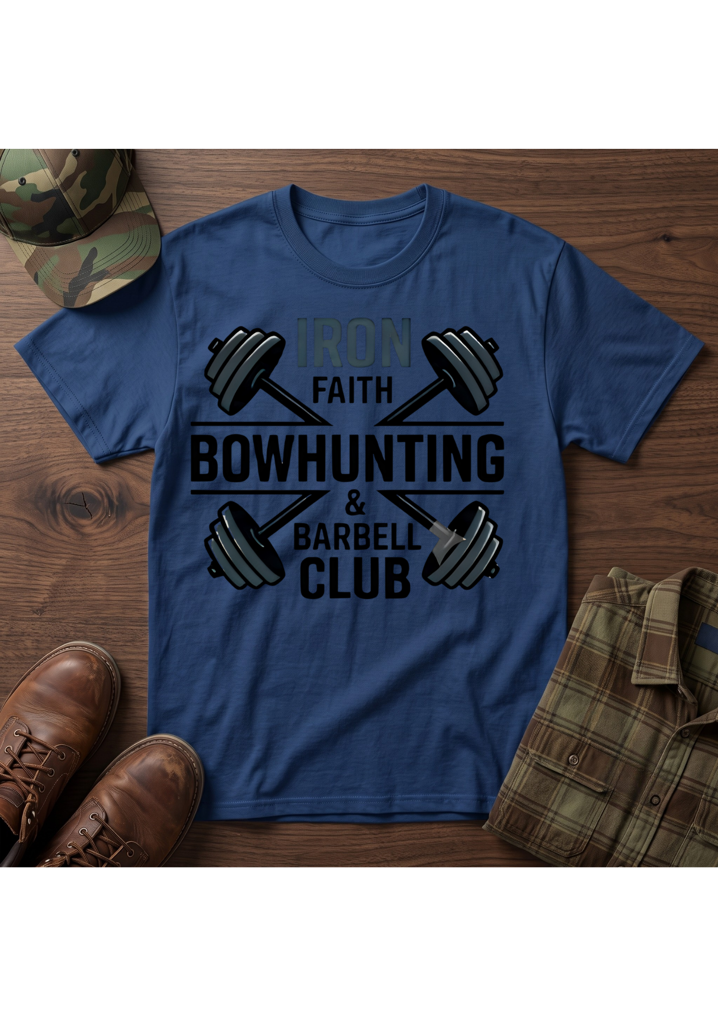 Iron Faith Barbell T-Shirt