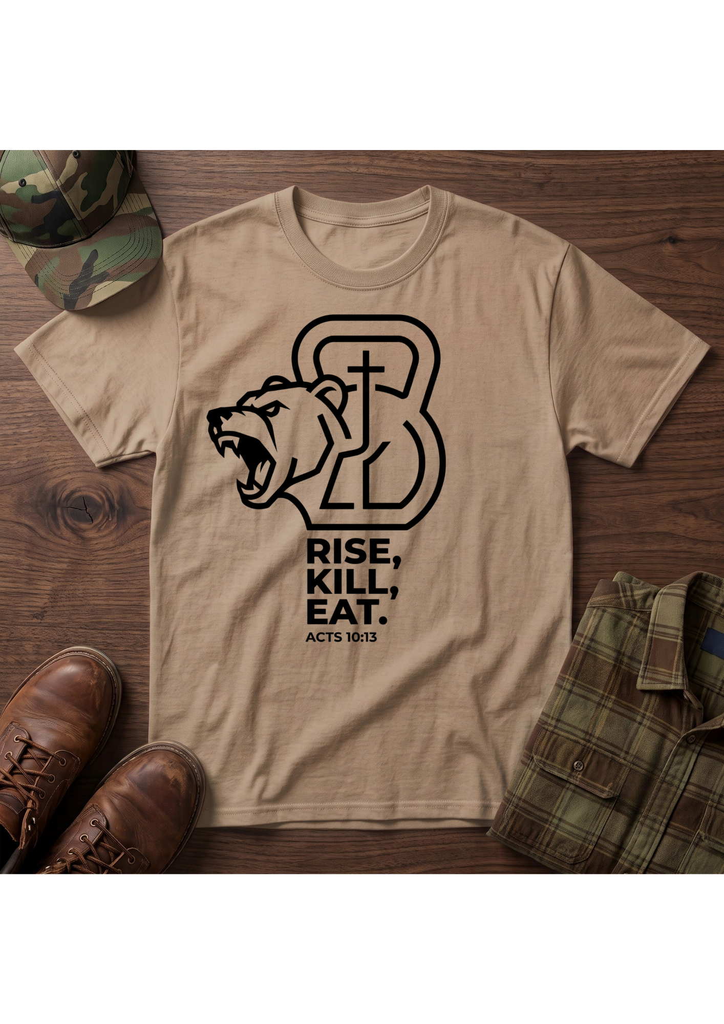 RKE Cross, Bear KB T-Shirt