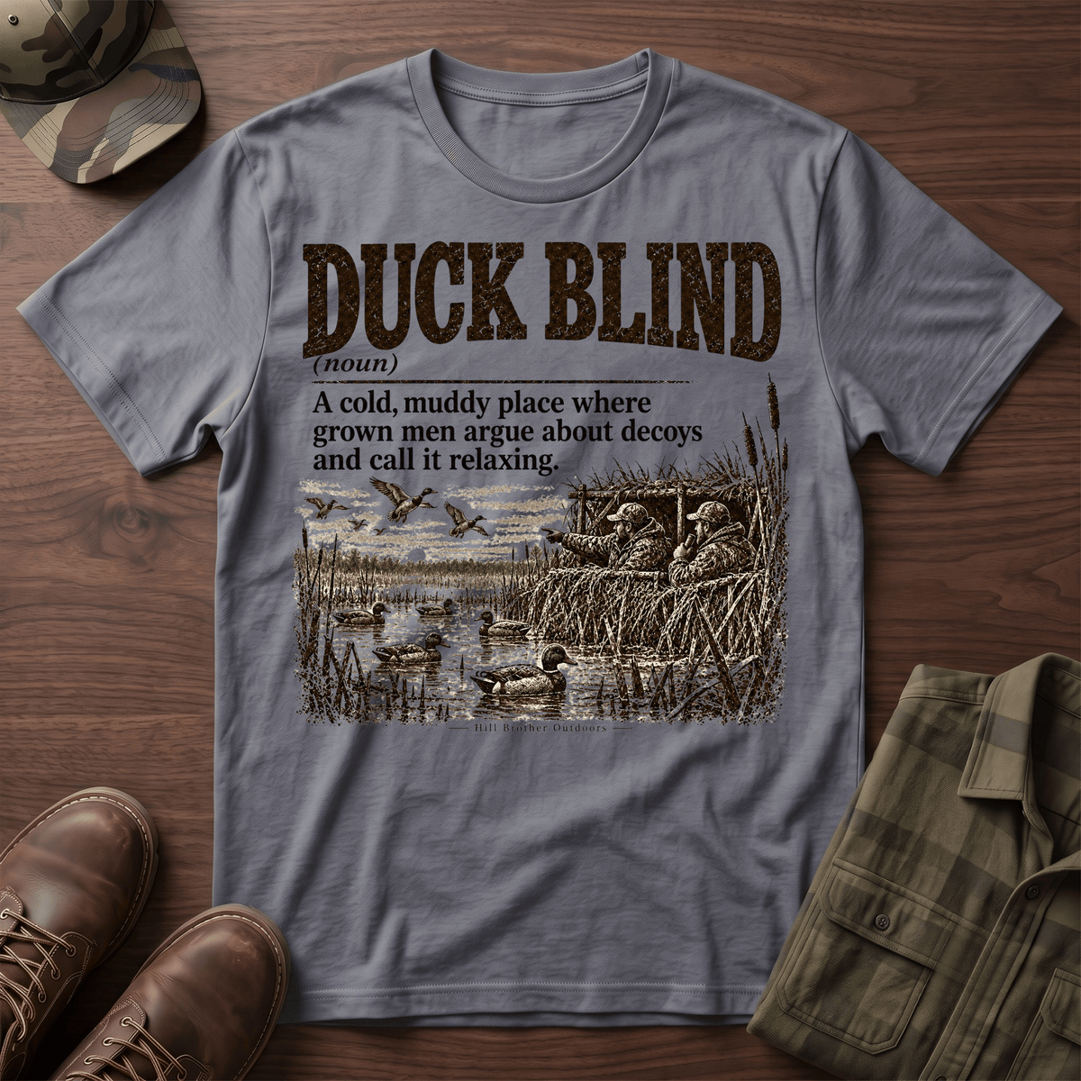 Duck Blind Definition T-Shirt