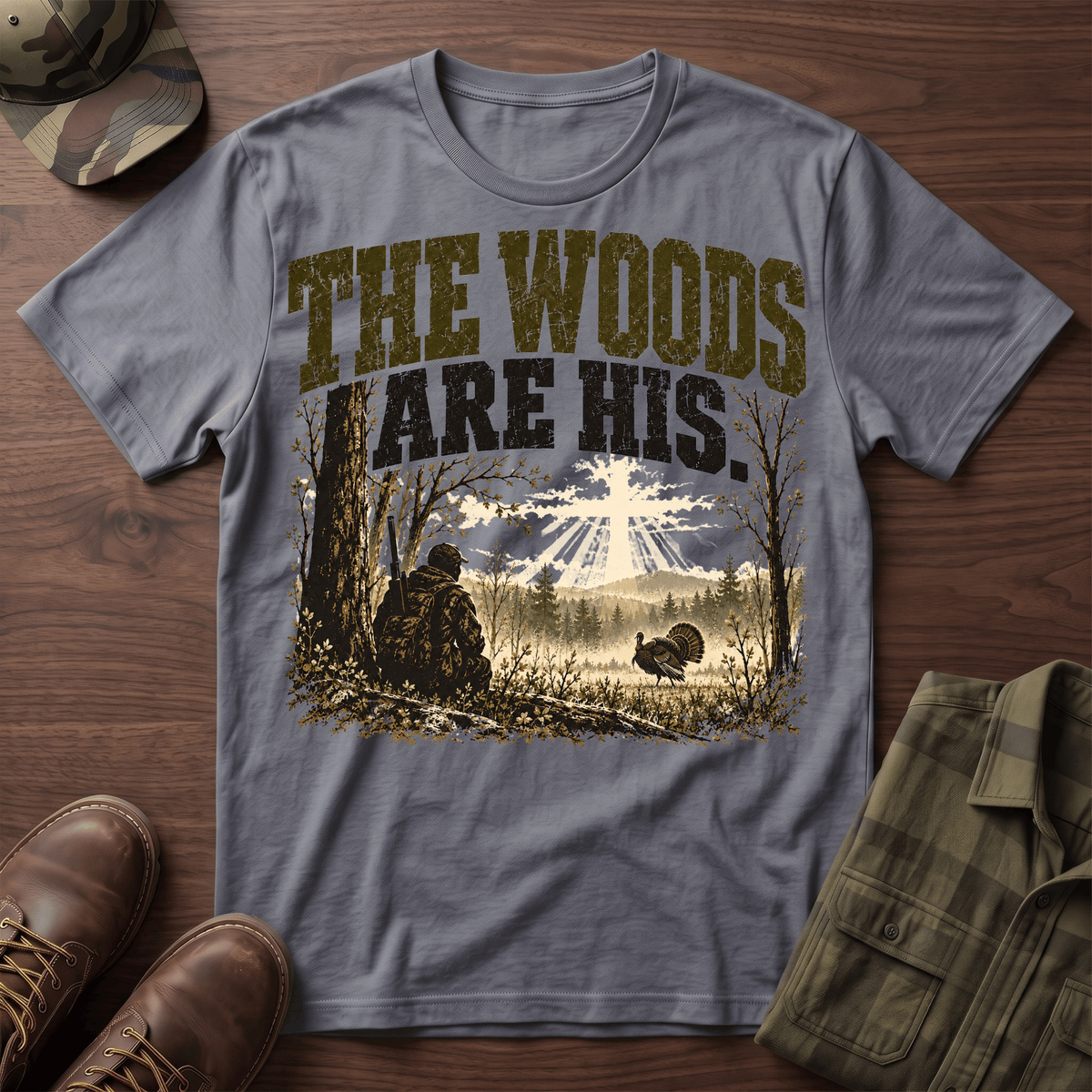 Woods Are His T-Shirt