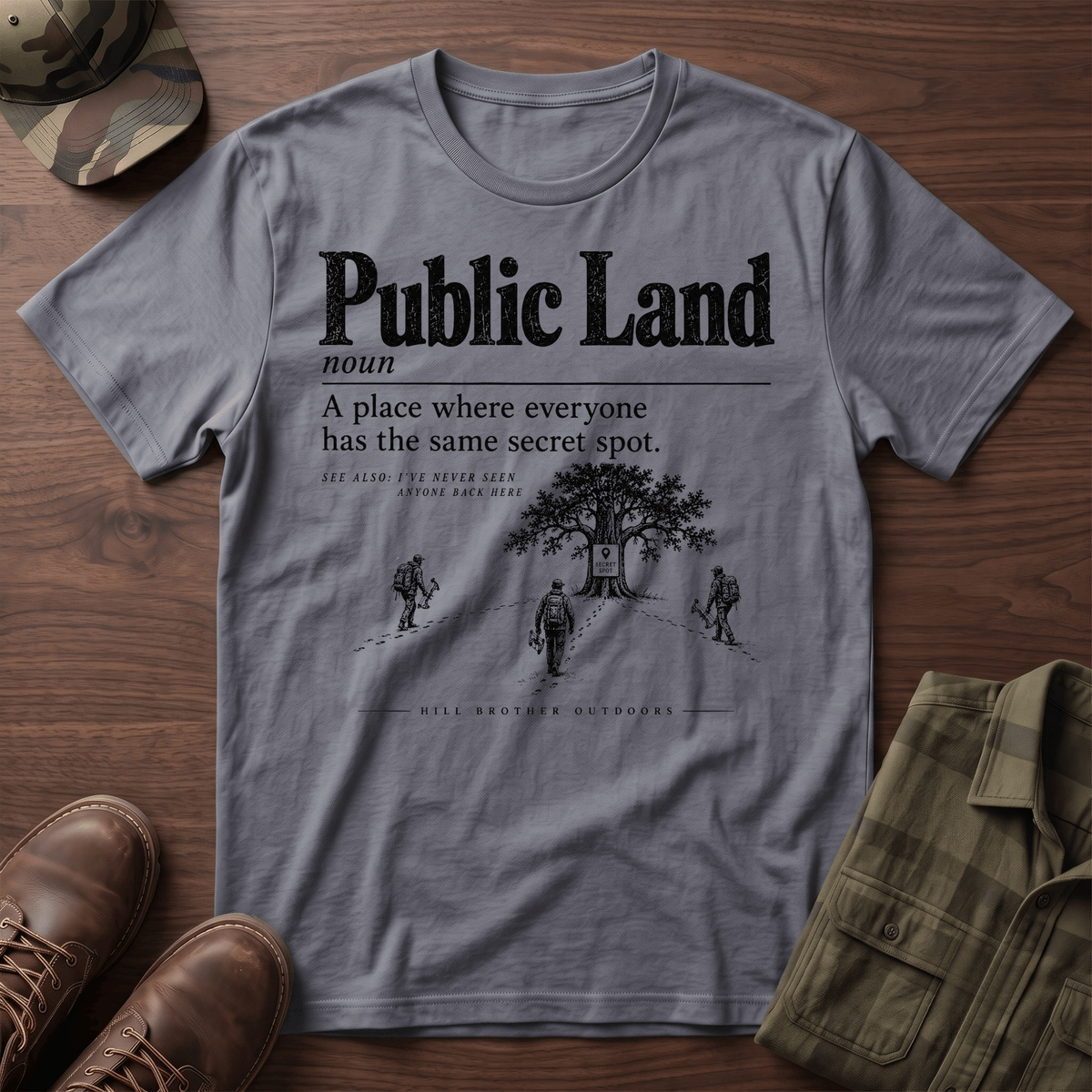 Public Land Definition T-Shirt