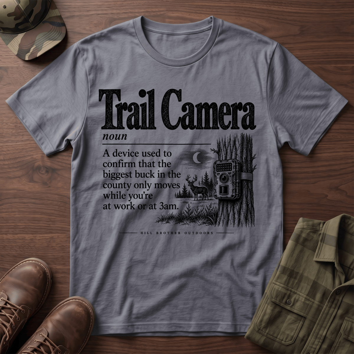 Trail Camera Definition T-Shirt