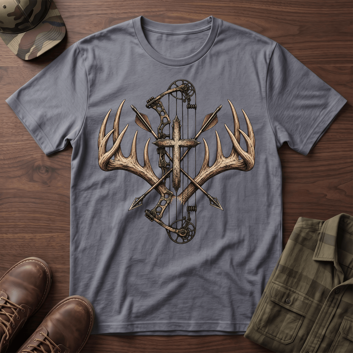 Bow Antler Cross T-Shirt