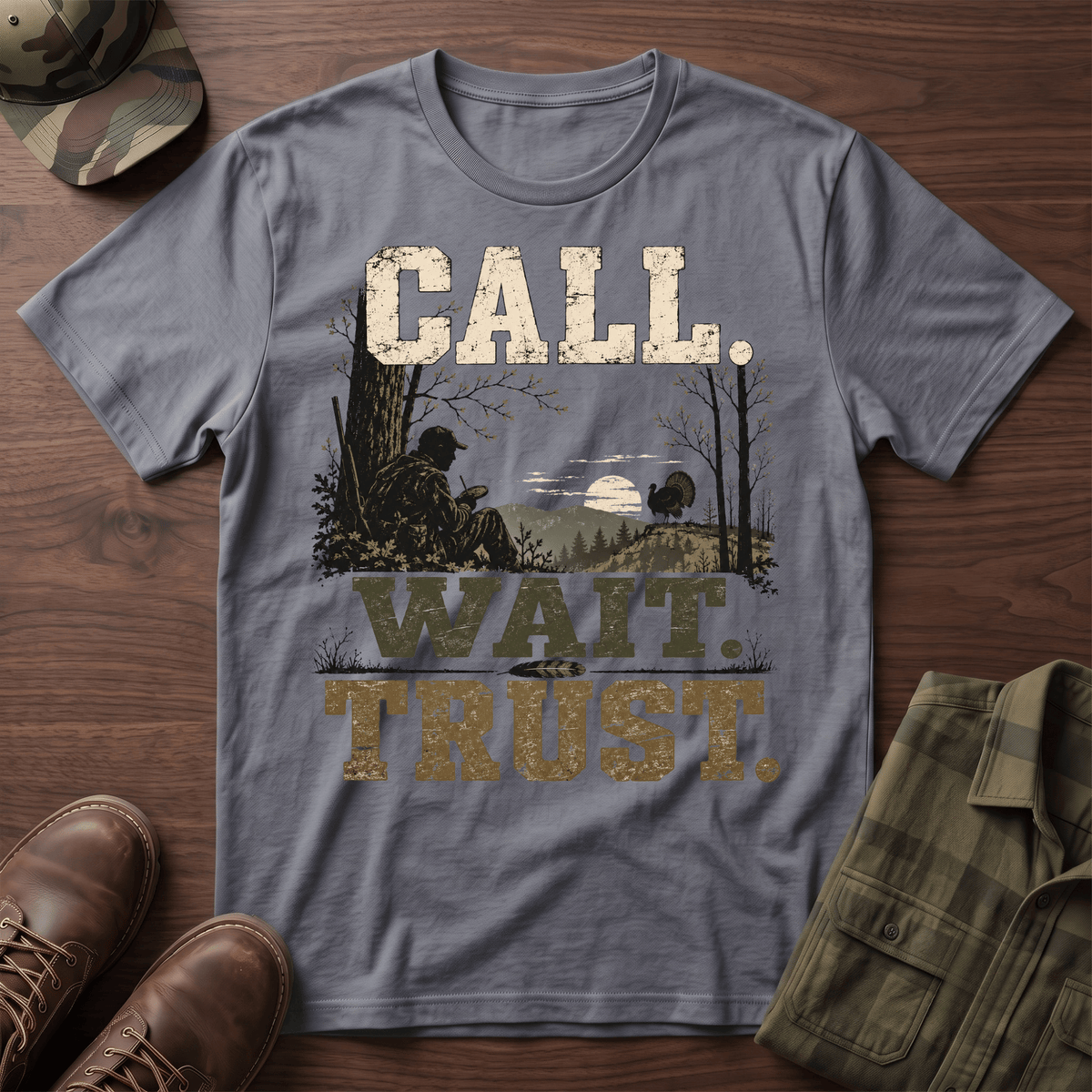 Call Wait Trust T-Shirt