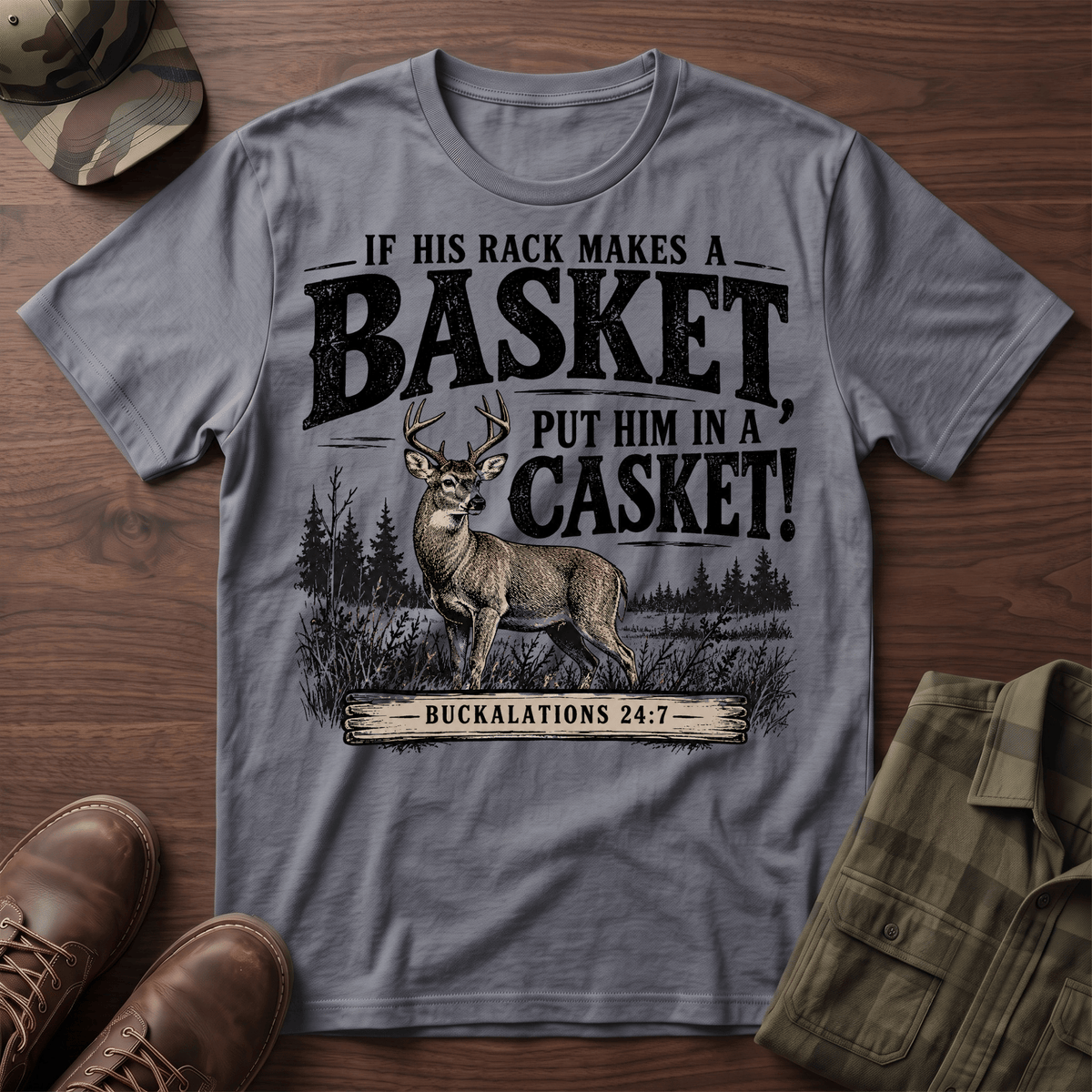 Basket Rack Casket T-Shirt