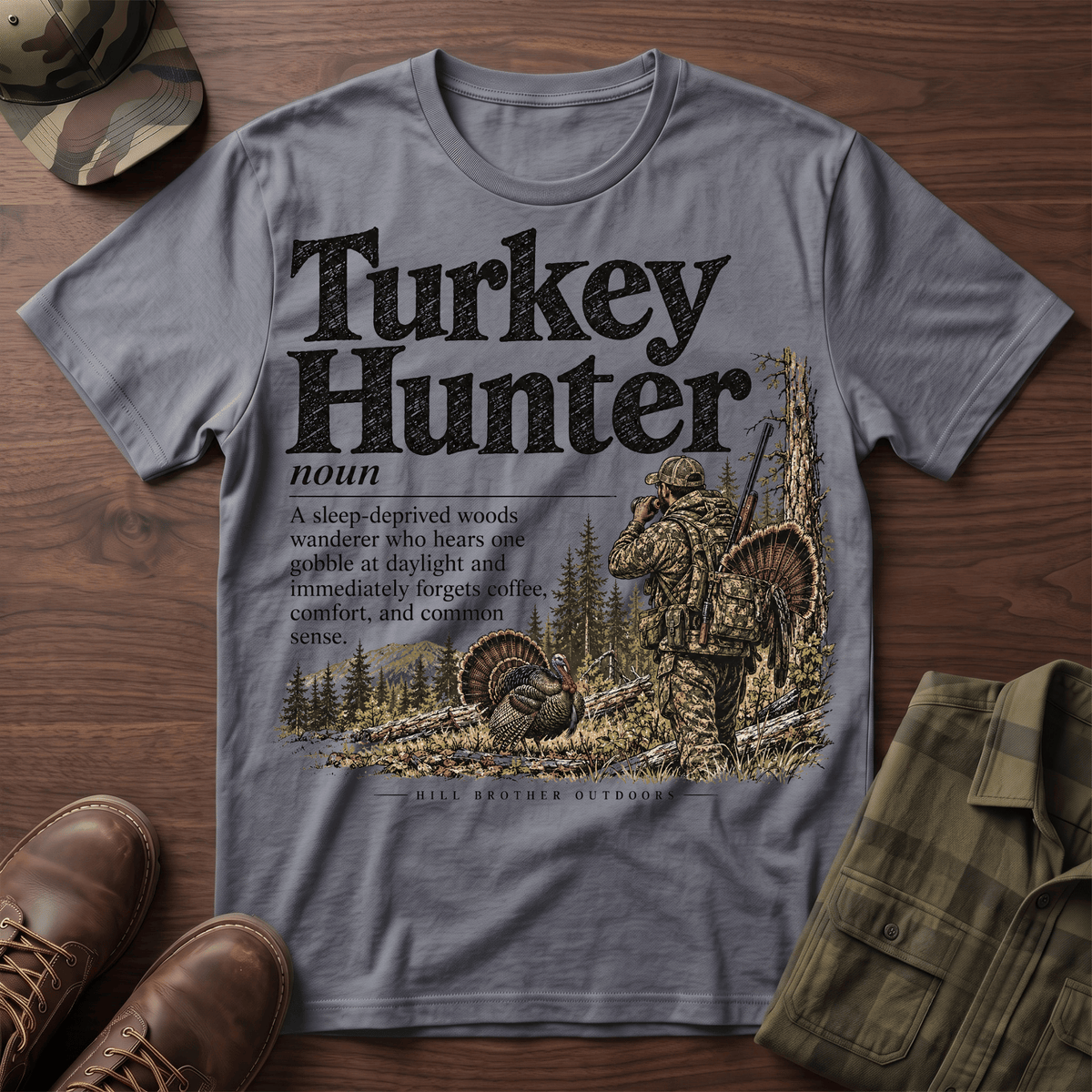 Turkey Hunter Definition T-Shirt