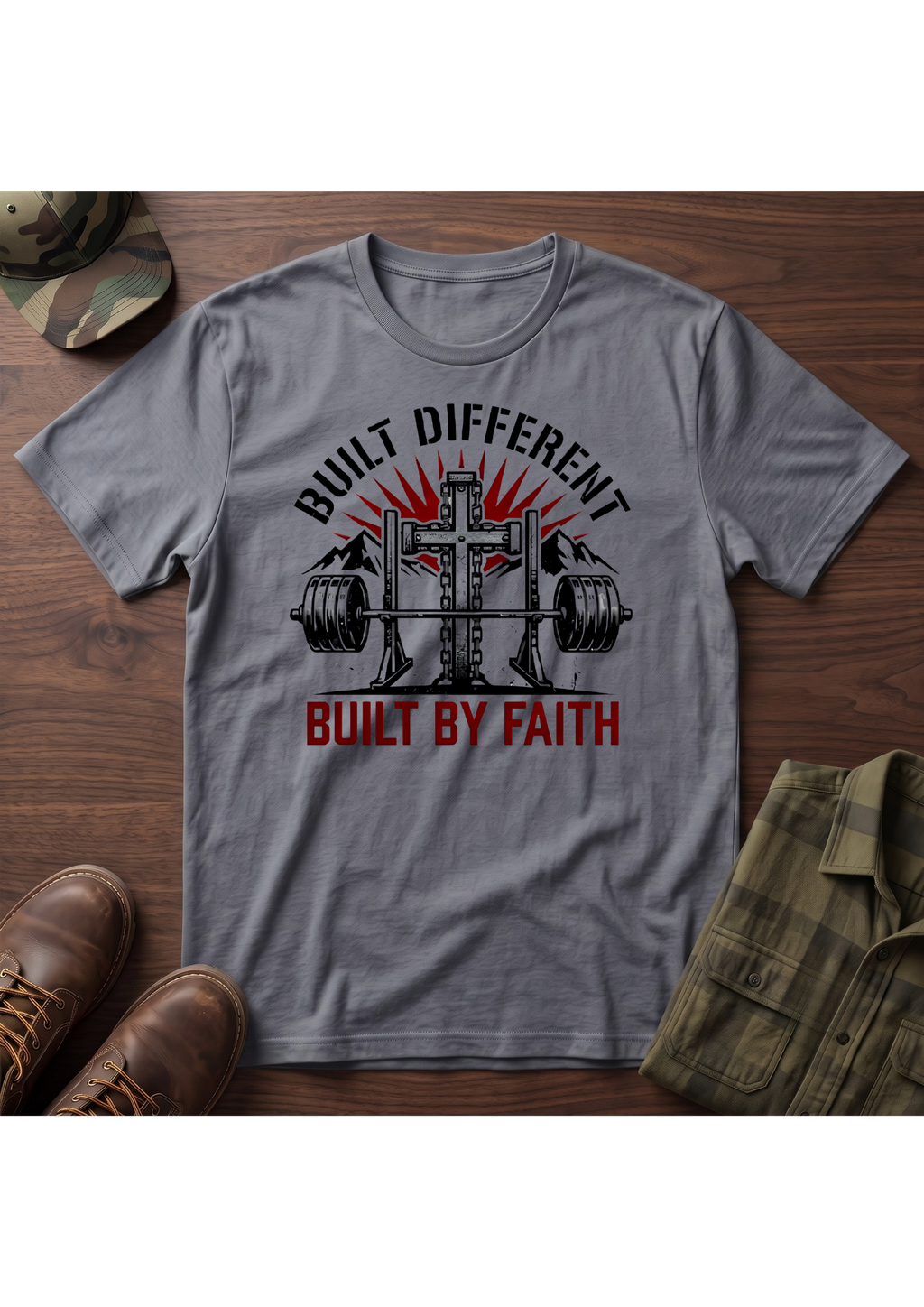 Built Different by Faith T-Shirt