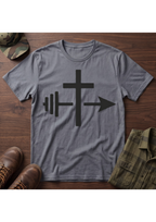 Cross, Barbell Arrow T-Shirt