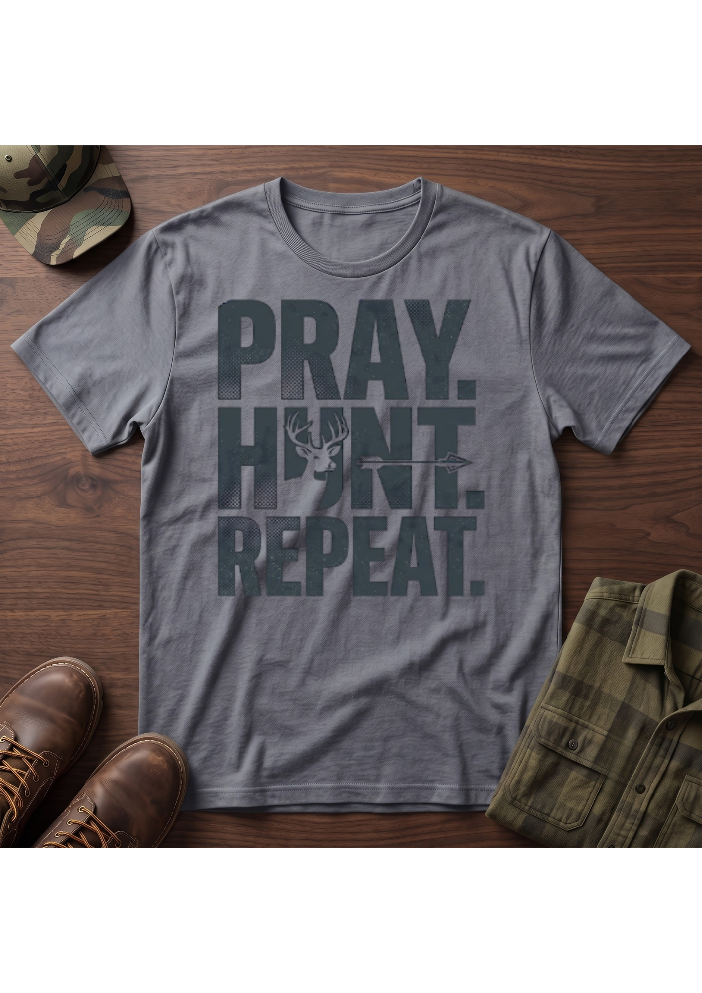 Pray, Hunt, Repeat T-Shirt