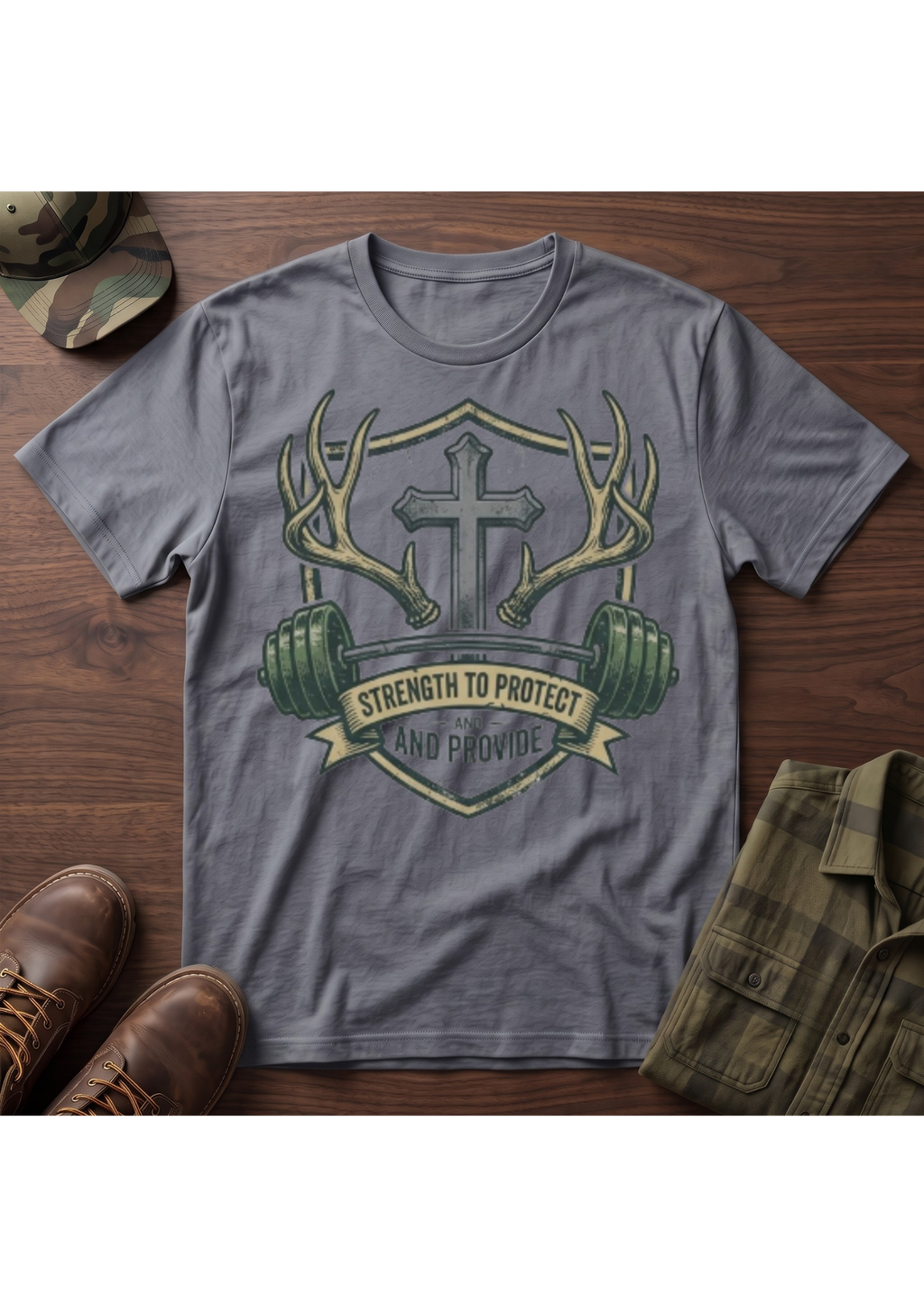 Strength Protect Provide T-Shirt