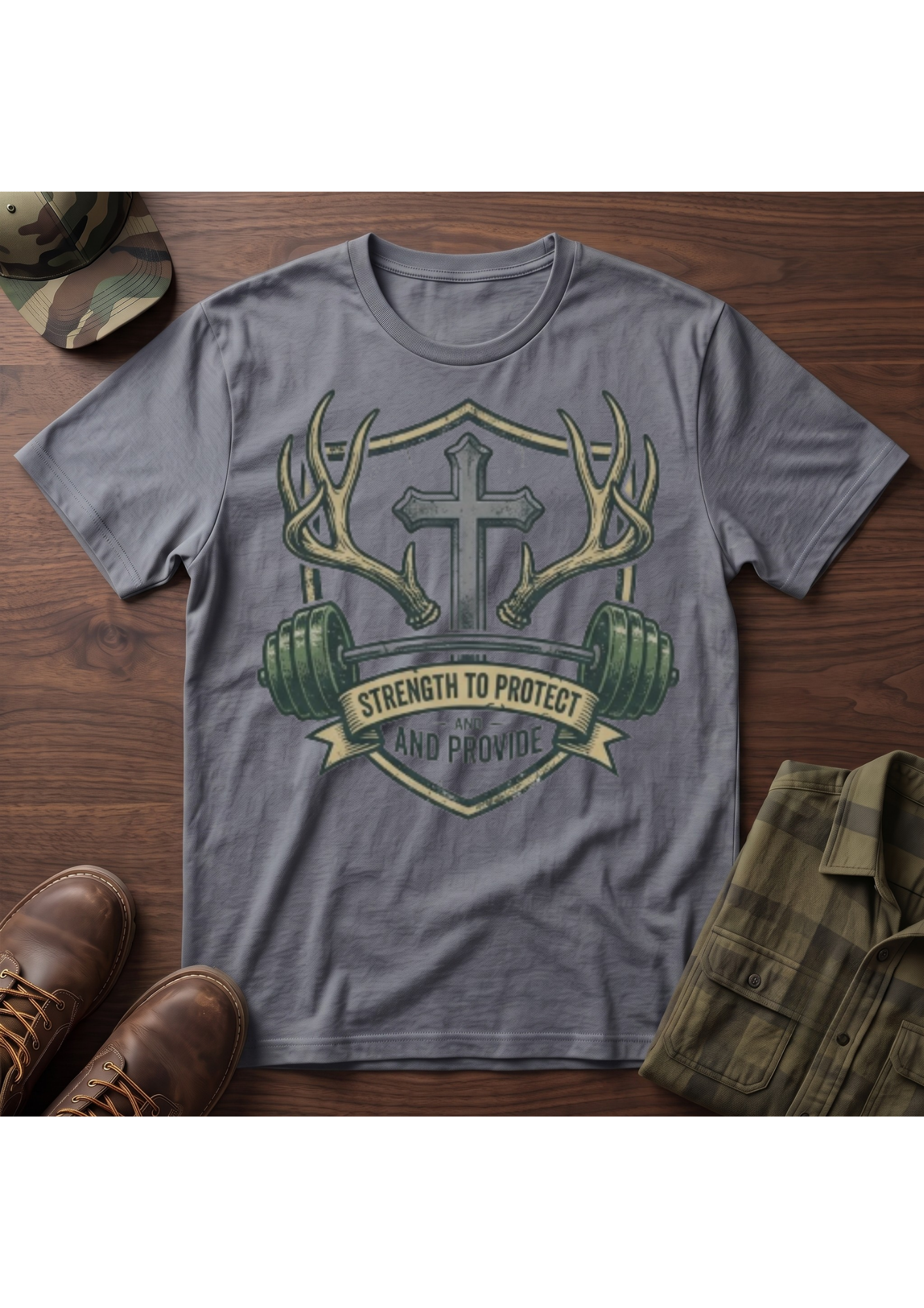 Strength Protect Provide T-Shirt