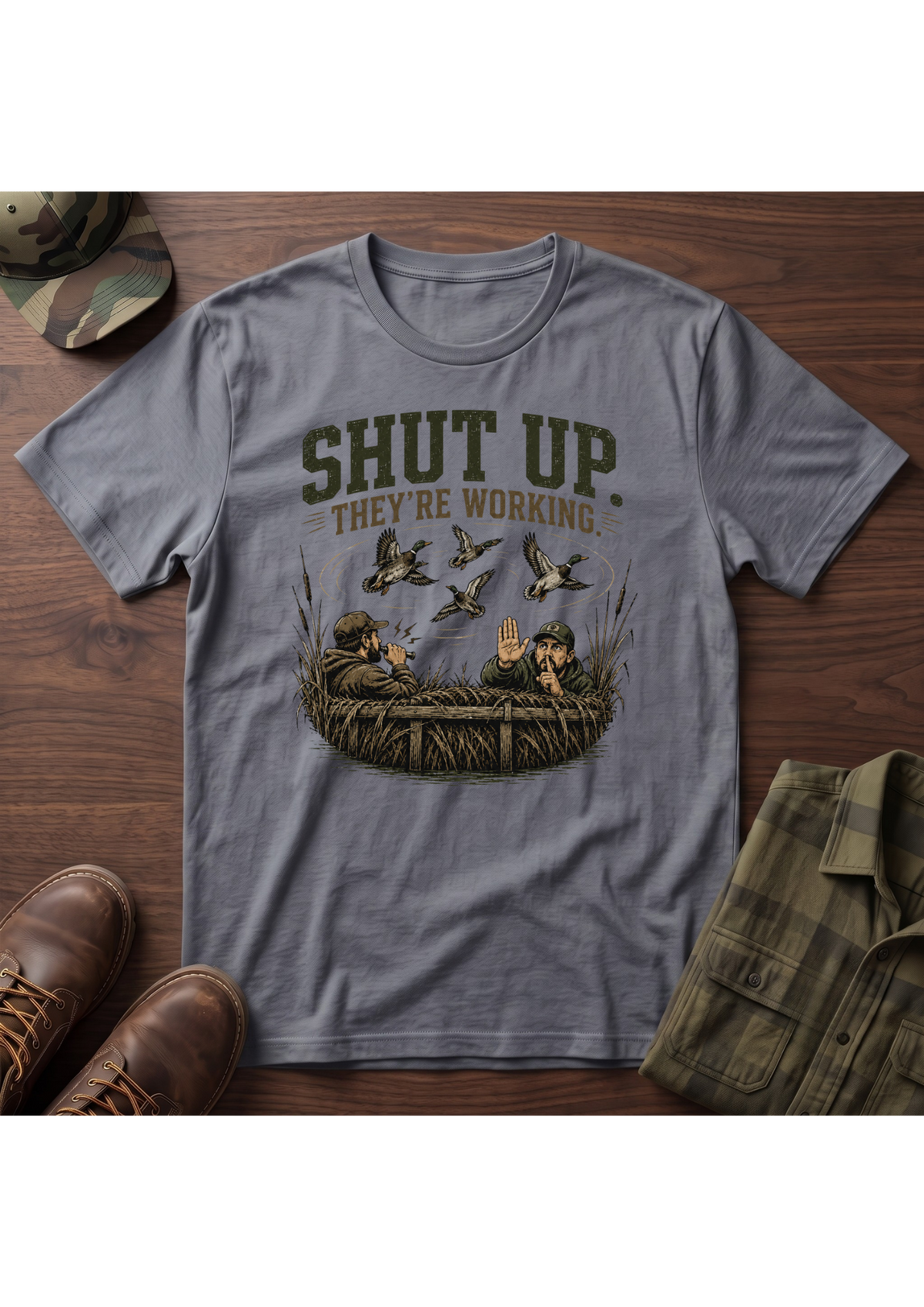 They're Working T-SHIRT