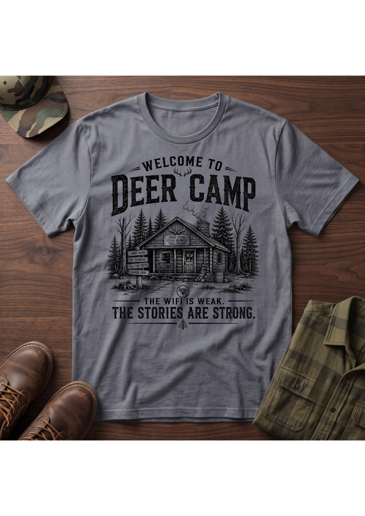 Deer Camp Welcome T-SHIRT