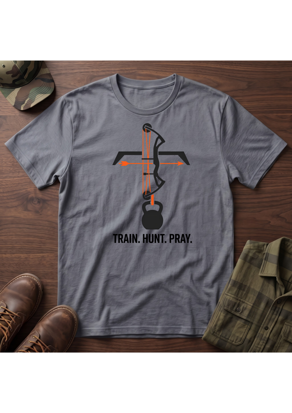 Train Hunt Pray T-Shirt